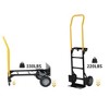 NAYSAYE Moving Equipment Dual Purpose Hand Truck Convertible Dolly Cart for Warehouse Use, Black, 33.46"*18.9"*35" - 3 of 4