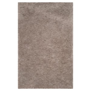 Silver Solid Tufted Area Rug - (8