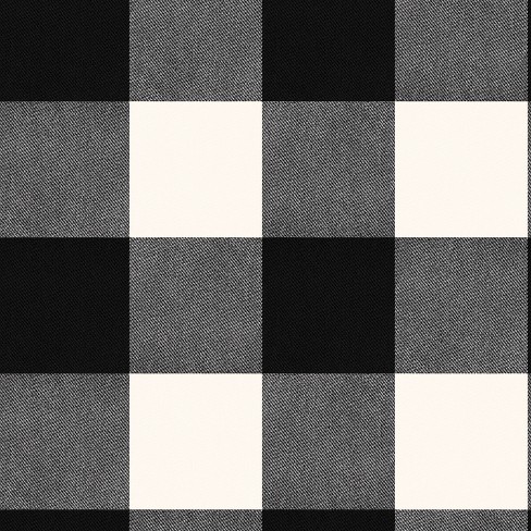 Buffalo Plaid Peel & Stick Wallpaper Black - Threshold™ : Target