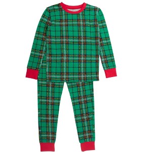 RuffleButts Gender Inclusive Modal Blend Long Sleeve Pajama Set - 1 of 2
