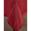 HLC.ME Lincoln Stripe Fabric Tablecloth, Advanced Water, Fade, Stain, and Wrinkle Resistance - 4 of 4