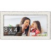 PosterPalooza | Panoramic Ornate White Picture Frame - UV Acrylic, Foam Board Backing, Hanging Hardware - 2 of 4