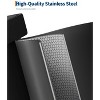 21 Gallon / 80 Liter Metal Trash Can with Soft Close Lid, Rust Proof Garbage Can for Kitchen, Step-on Trash Bin with Liner Rim, Rear Handle - 2 of 4
