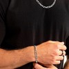 Crucible Men's Figaro Chain Stainless Steel Bracelet - 2 of 4