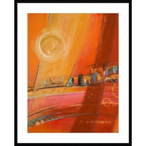 Amanti Art 33" x 41" Sky of Many Suns I by Patricia Pinto Wood Framed Wall Art Print : Modern Abstract Lithograph, Hardwood Frame - 1 of 4