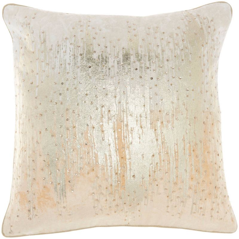 18"x18" Sofia Ombre Met Sequins Square Throw Pillow - Mina Victory, 1 of 7
