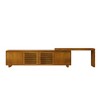 63-Inch Mid-Century Modern Extendable TV Stand with Adjustable Panels, Media Console Storage Cabinet for Living Room Entertainment - 4 of 4
