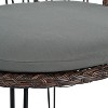 Sapphtopaz Patio Furniture Set Bistro Patio Chairs Rattan Lounge Chairs with Cushions and Glass Table Patio Chairs for Garden, Terrace - 2 of 4