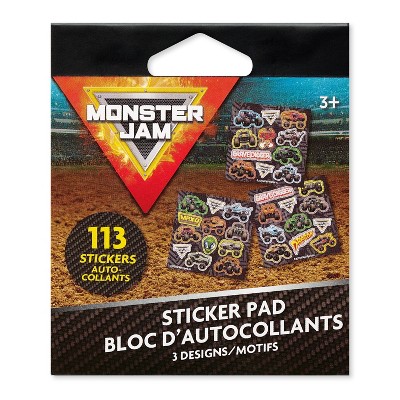 113ct Monster Jam Mini Sticker Pads_4