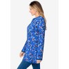 Woman Within Plus Size Waffle Thermal Sweatshirt - 4 of 4