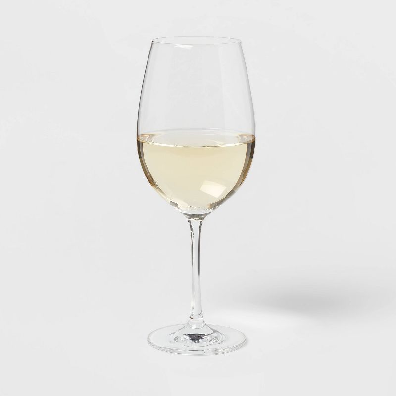 4pk Geneva Crystal 17.1oz Wine Glasses White - Threshold Signature&#8482;, 3 of 4