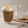 Mr. Coffee Salon 2 piece Double Wall Insulated Glass Mug Set - 3 of 4