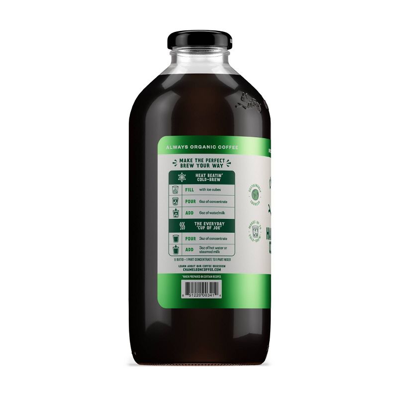 Chameleon Cold Brew Black Coffee Concentrate - 32 fl oz, 3 of 11