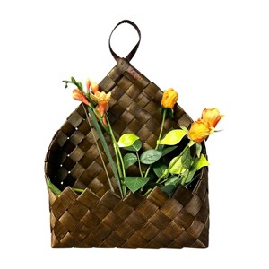 Decorative Hanging Basket, Unique Shape for Faux Flowers or Accents, 3 Sizes Available - 1 of 4