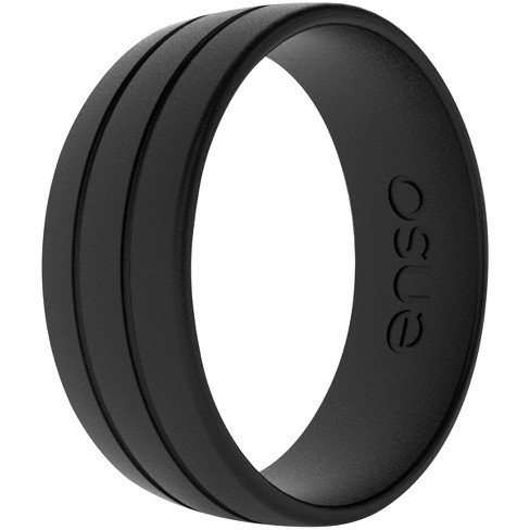 Enso Rings Dualtone Series Silicone Ring - Slate/Obsidian - 4