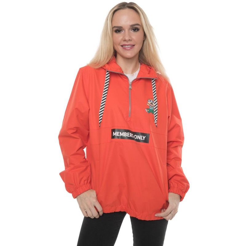 Members Only Women's Nickelodeon Collab Popover Oversized Jacket, 3 of 5