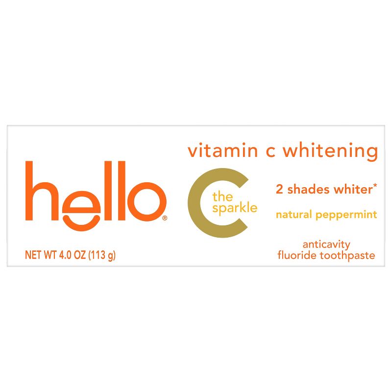 hello Vitamin C Whitening Toothpaste - 4oz, 2 of 7