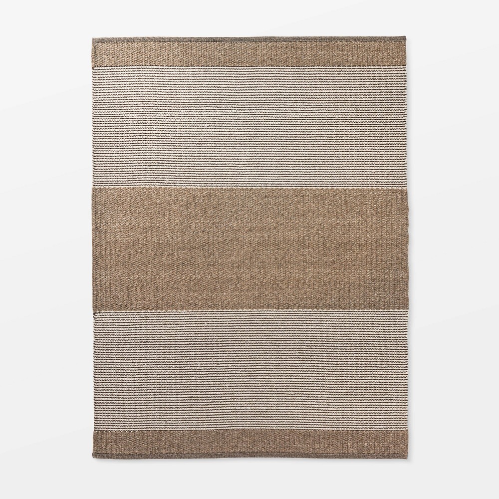 5'x7' Hillside Hand Woven Wool/Cotton Area Rug Brown - Threshold™ designed with Studio McGee
