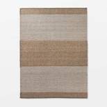 Hillside Hand Woven Wool/Cotton Area Rug Brown - Threshold™ designed with Studio McGee