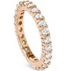 Pompeii3 1 Carat Diamond Eternity Ring 14K Rose Gold - 2 of 4
