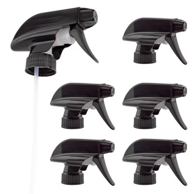 Cornucopia Brands 3-Setting Sprayer Replacement Parts, 6pk; Fits 8oz / 16oz Boston Round 28/400 Neck Bottles