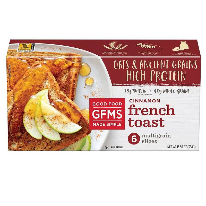 Good Food Made Simple Frozen Cinnamon French Toast - 13.56oz, 1 of 5