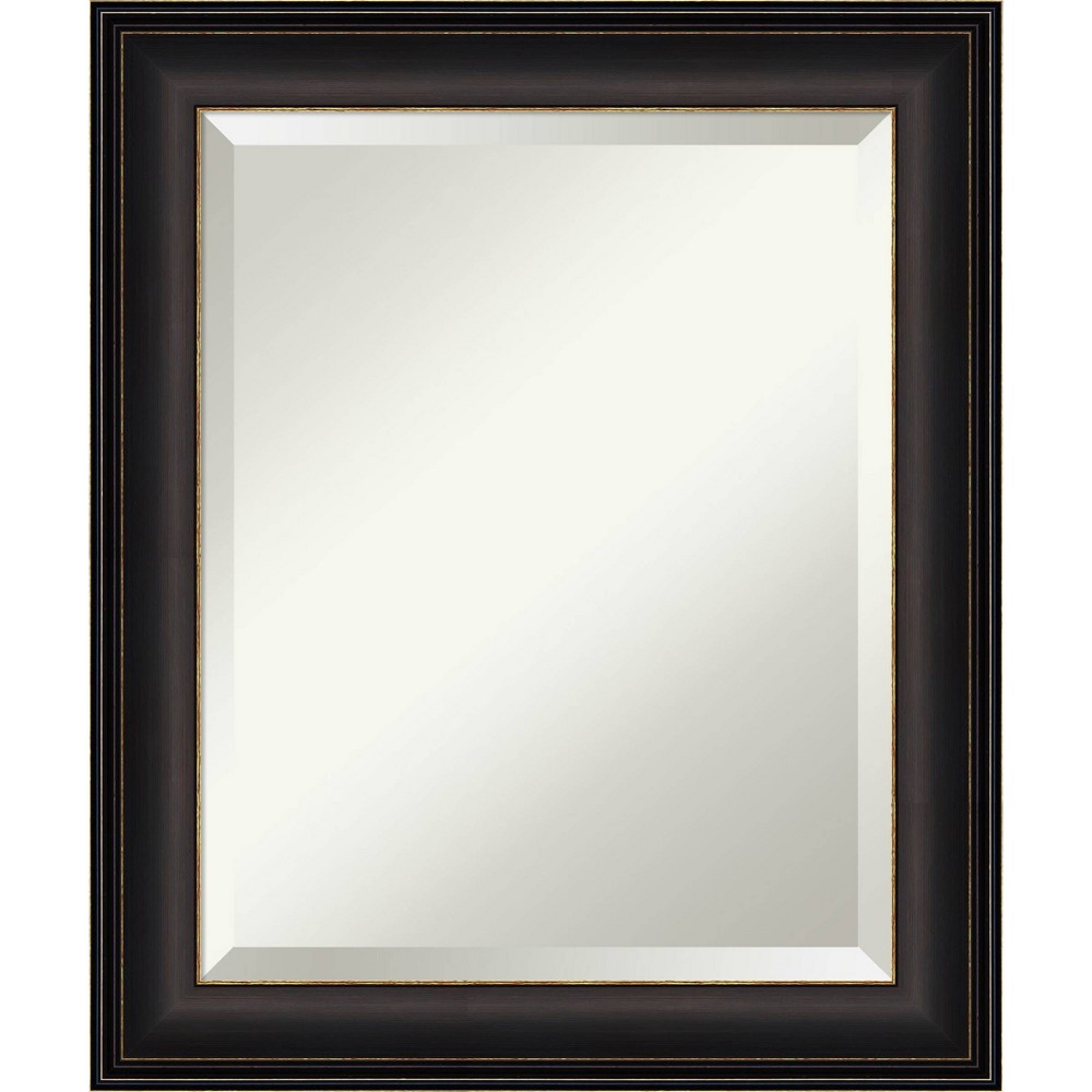 Photos - Wall Mirror 20" x 24" Trio Oil Rubbed Framed Bathroom Vanity  Bronze - Aman