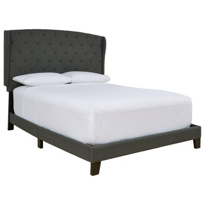 King Vintasso Upholstered Bed Charcoal - Signature Design by Ashley