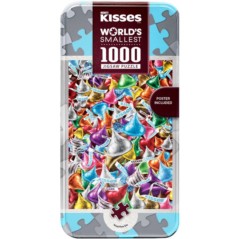 MasterPieces 1000 Piece Puzzle with Tin - Hershey's Kisses - 11.25"x16.75", 2 of 8