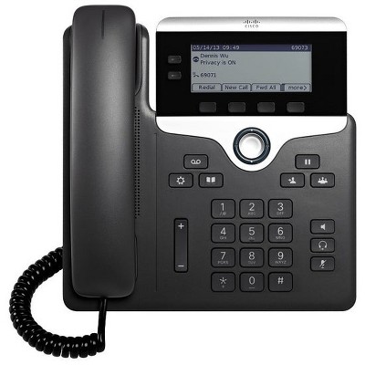 Cisco IP Phone CP-7821-K9= - Black - Certified Refurbished