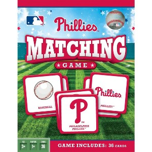 MasterPieces MLB Philadelphia Phillies Matching Game for Kids & Families - Officially Licensed MLB Matching Card Game - 1 of 4
