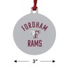 Fordham University Rams Logo Aluminum Holiday Christmas Tree Ornament - 3 of 4