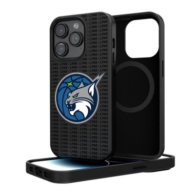 Keyscaper WNBA Text Backdrop MagSafe Compatible Cell Phone Case for iPhone 15