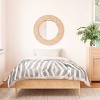Optical Theme Emanuela Carratoni Duvet Cover Set Black/White - Deny Designs - 3 of 3