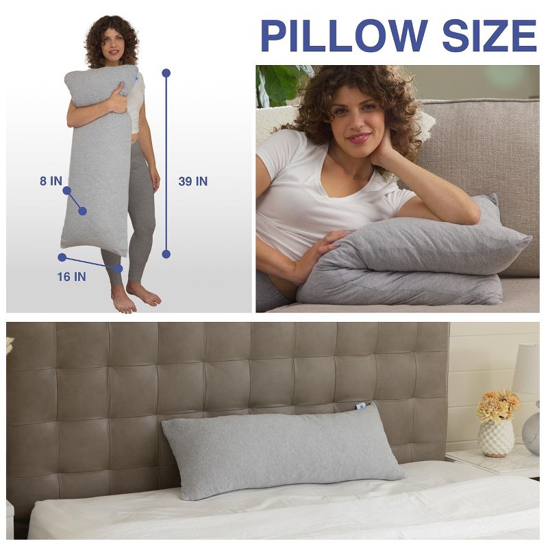 Pharmedoc Pregnancy Pillows, Shredded Memory Foam, Maternity Pillow for Sleeping, 2 of 8