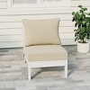 WestinTrends  Avalon Outdoor HDPE Deep Seating Modular Armless Patio Chair with Patio Cushions - 2 of 4