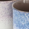 Gibson Home Blurry 4 Piece 19 Ounce Stoneware Straight Shape Mug Set in Assorted Colors - 4 of 4