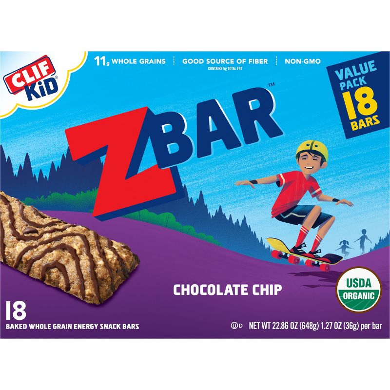 CLIF Kid ZBAR Chocolate Chip Snack Bars
, 6 of 14