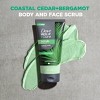 Dove Men+Care Body & Face Scrub with Plant-Based Moisturizers - Coastal Cedar & Bergamot - 9oz - 3 of 4