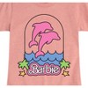 Girls' - Barbie - Barbie Dolphin Logo Fitted Short Sleeve Graphic T-Shirt - 2 of 4