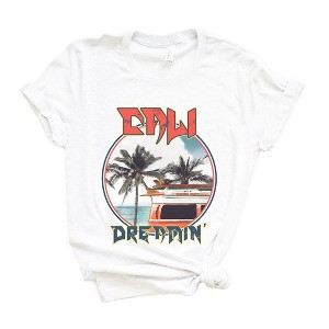 Simply Sage Market Women's Cali Dreamin' Palm Trees Short Sleeve Graphic Tee - 1 of 4