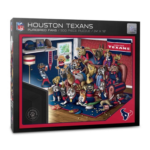 Nfl Houston Texans Purebred Fans 'a Real Nailbiter' Puzzle - 500pc : Target