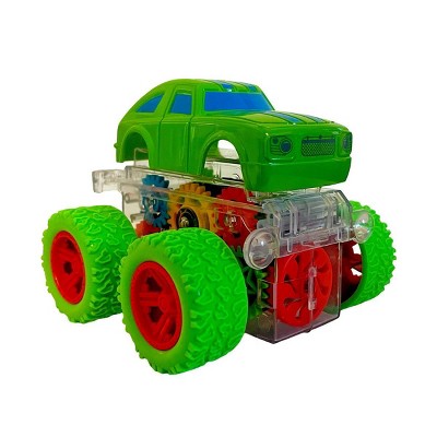 Big Time Toys Light Up Gear Car Green