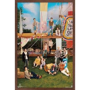 Trends International SEVENTEEN 11TH MINI ALBUM 'SEVENTEENTH HEAVEN' / PM 2:14 Ver. Framed Wall Poster Prints - 1 of 4