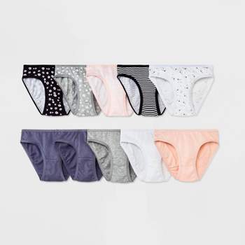 Girls' 10pk Cotton Bikini Underwear - Cat & Jack™