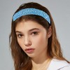 Unique Bargains Women's Bling Rhinestone Padded Hairband Faux Crystal Hair Accessories 1.18 Inch Wide 1 Pc - 3 of 4