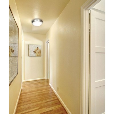 Oil Rubbed Bronze 10.5" Glass LED Flush Mount