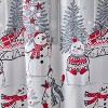 Whistler Snowman Shower Curtain - SKL Home: Festive Winter Bathroom Decor, Polyester, Machine Washable - 2 of 3