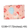 Unique Bargains Christmas Place Mats Santa Flax Pink Blue 13"x17.7" 2 Pcs - 3 of 4