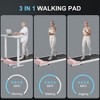 Deerrun Pad Treadmills, 0.6-3.8 MPH 35.43 In Long Run Area 2.5HP Portable Treadmills with Remote Control - 4 of 4